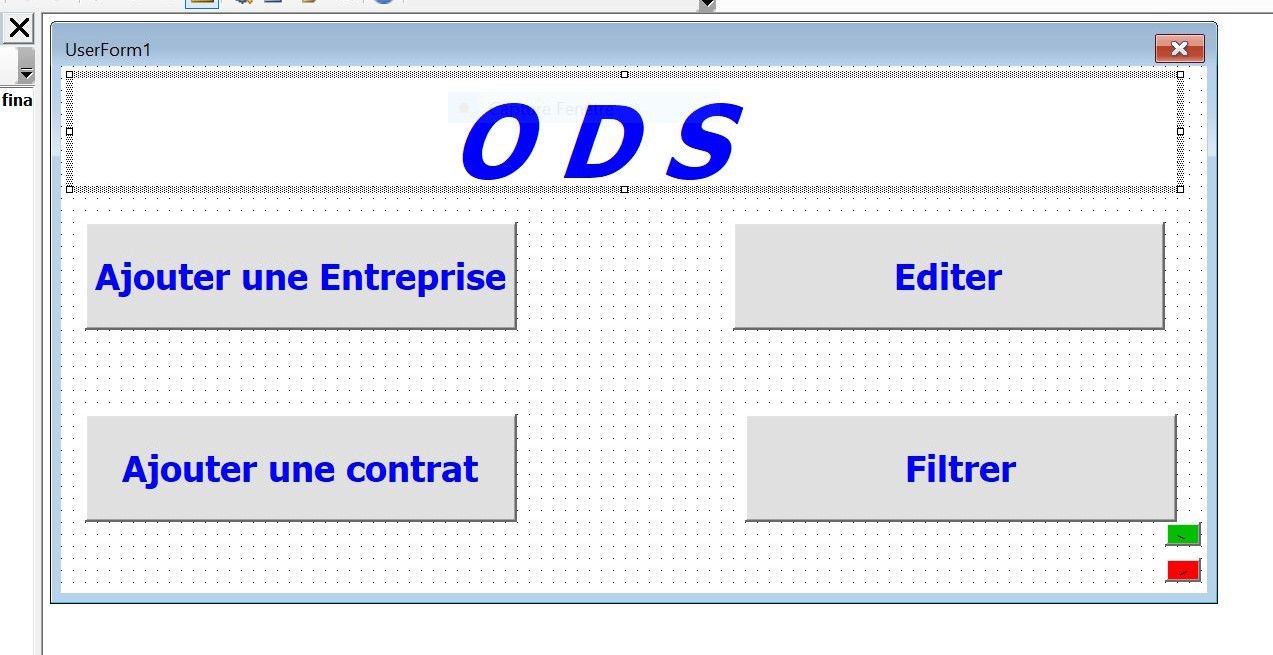 VBA ODS Project